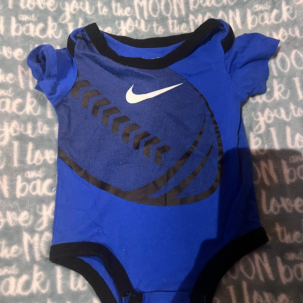 Nike Kids Bodysuit in Blue and Black
